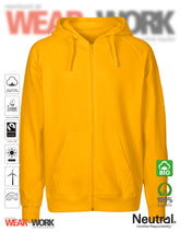 Organic Work Hoodie gelb
